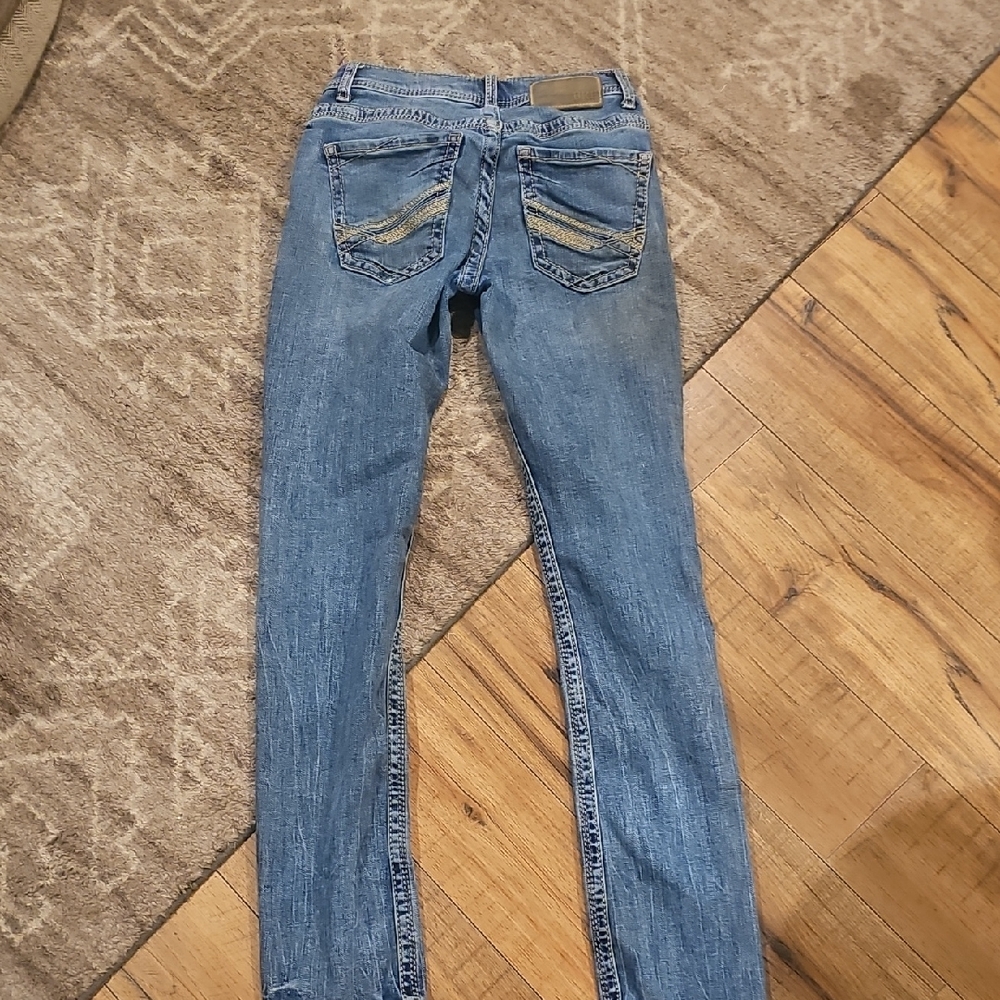 BKE Women's Skinny Jeans in Blue